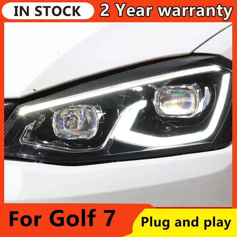 

Car Styling Headlights for Golf 7 LED Headlight Animation DRL Head Lamp Golf 8 Design Indicator All LED Beam Accessories