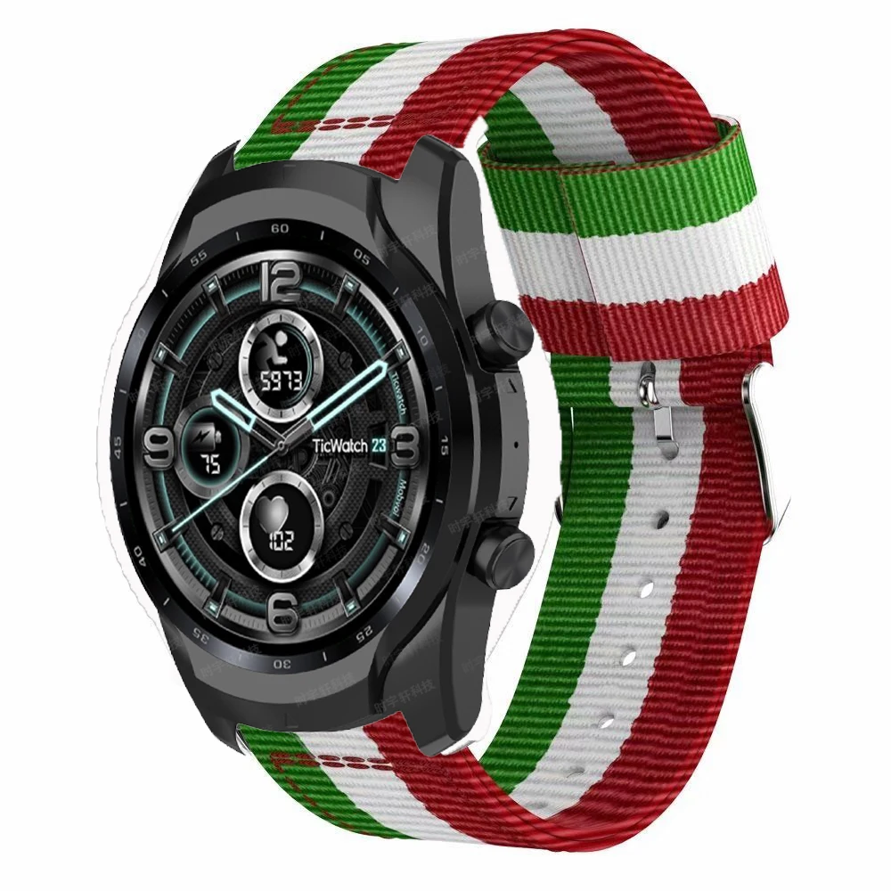 

Ремешок для смарт-часов Ticwatch Pro 2020/Pro 3 GPS/E2/S2, 20 мм, 22 мм