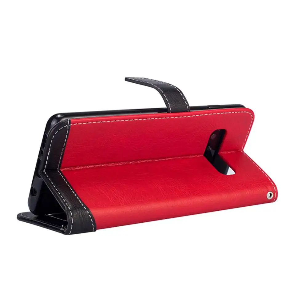 Чехол-книжка из искусственной кожи разных цветов для Samsung Galaxy S10 E S9 S8 S7 S6 Edge Plus A3 A5 J3