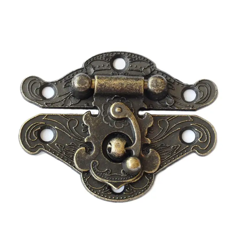 10 шт. Ретро застежки зеленый бронзовый зажим застежка замок фурнитура Аксессуары