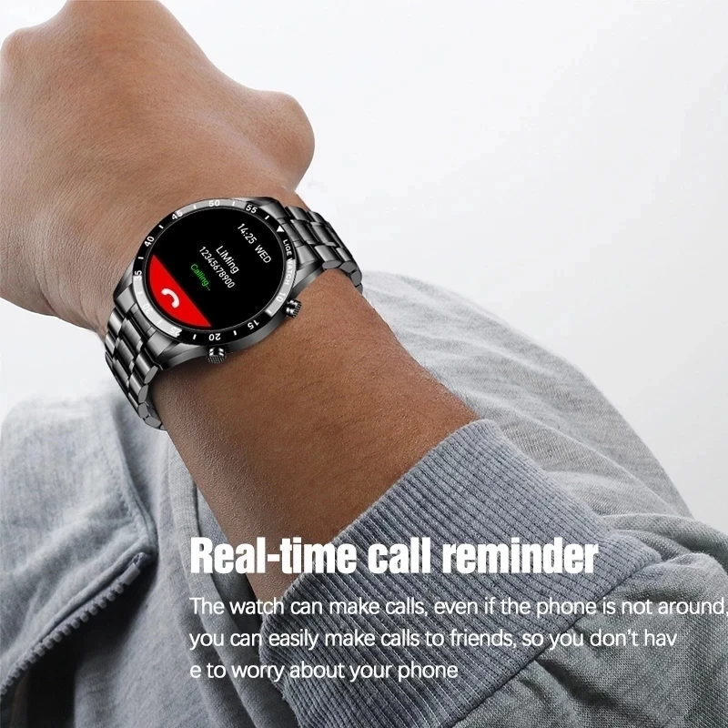 lige new 2021 smart watch men heart rate blood pressure information reminder sport waterproof smart watch for android ios phone free global shipping