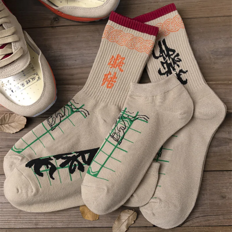 2 пары = 1 лот набор в готическом стиле с круглым вырезом уличная мода хлопковые