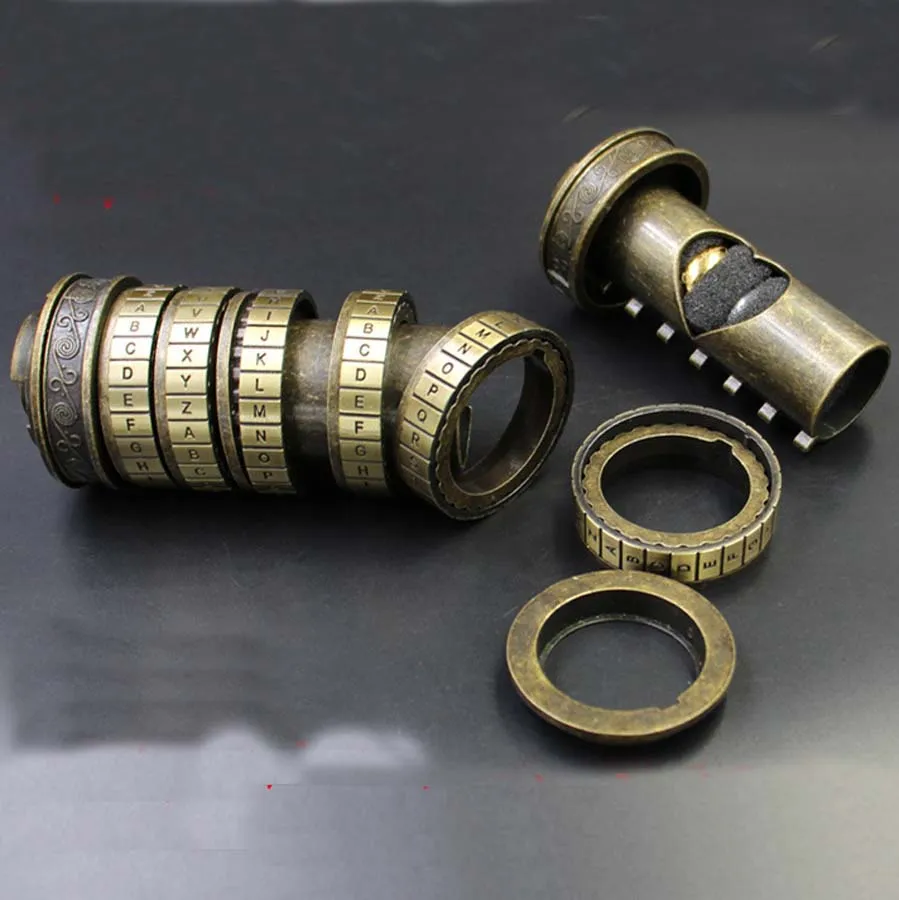 Да Винчи код игрушки металлические замки-криптекс свадебные подарки ко дню