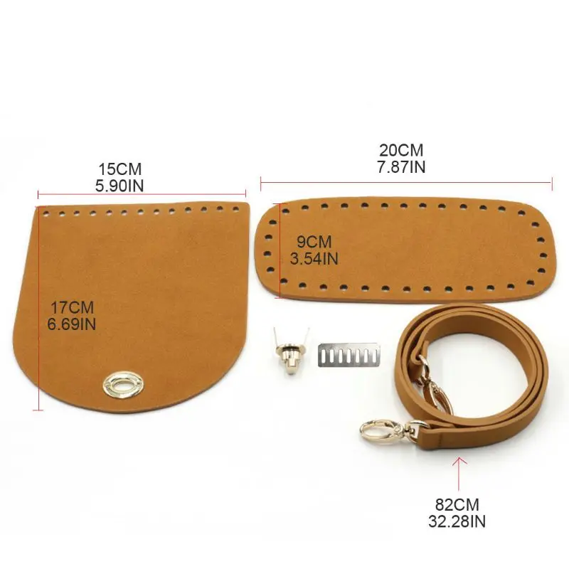 3 шт./компл. Наплечная Сумка из искусственной кожи сменный нижний ремешок для