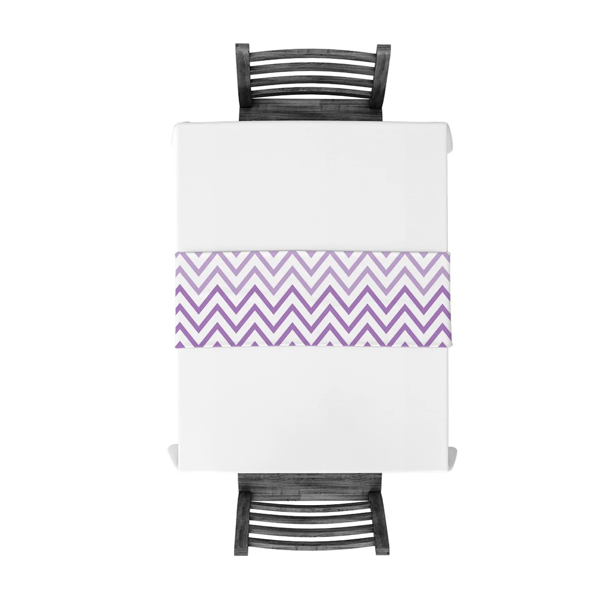 Geometric Ripple Stripes Gradually Purple Table Runner Christmas Decorations for Home Decorarion | Дом и сад