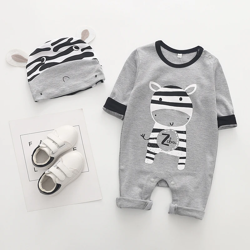 Милый костюм с рисунком панды и Льва Одежда для новорожденных мальчиков девочек