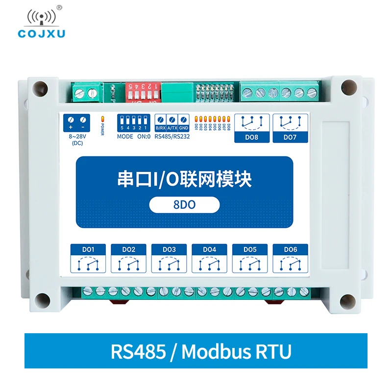 MA01-XXCX0080 8DO с протоколом Modbus RTU ptz-камеры промышленный Класс серийный Порты и разъёмы I/O Сетевой модуль RS485 Интерфейс 8 цифровых данных