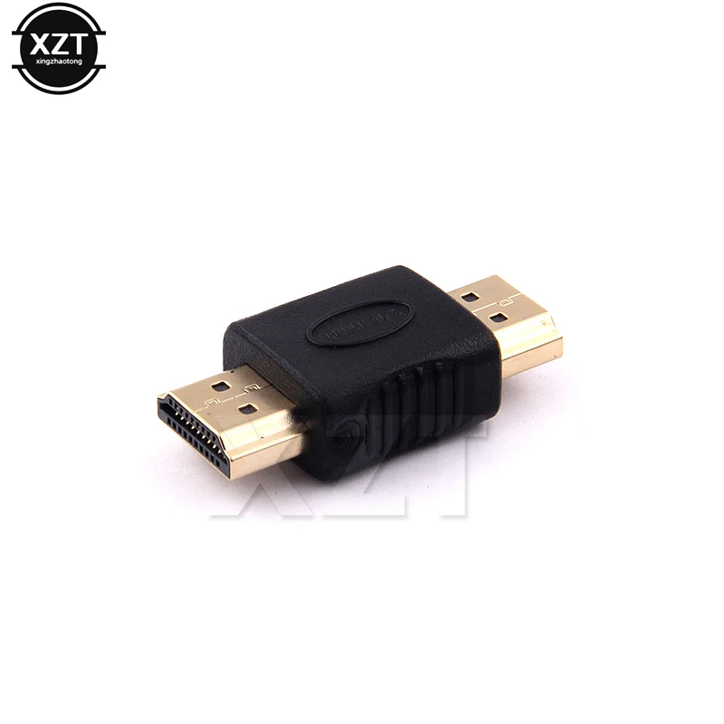 10 шт. HDMI к адаптер папа мужчине конвертер позолоченный соединитель удлинитель