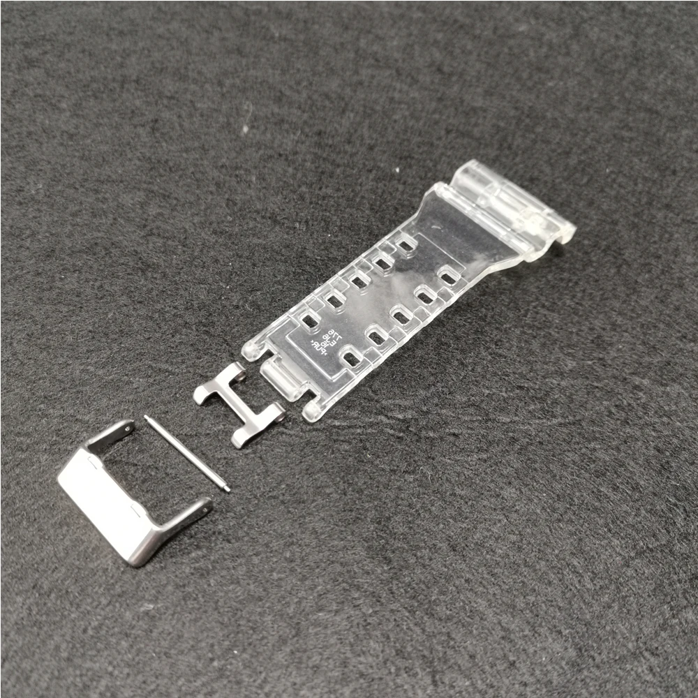 Прозрачный силиконовый ремешок для часов рамка серии GA700 резиновый браслет с