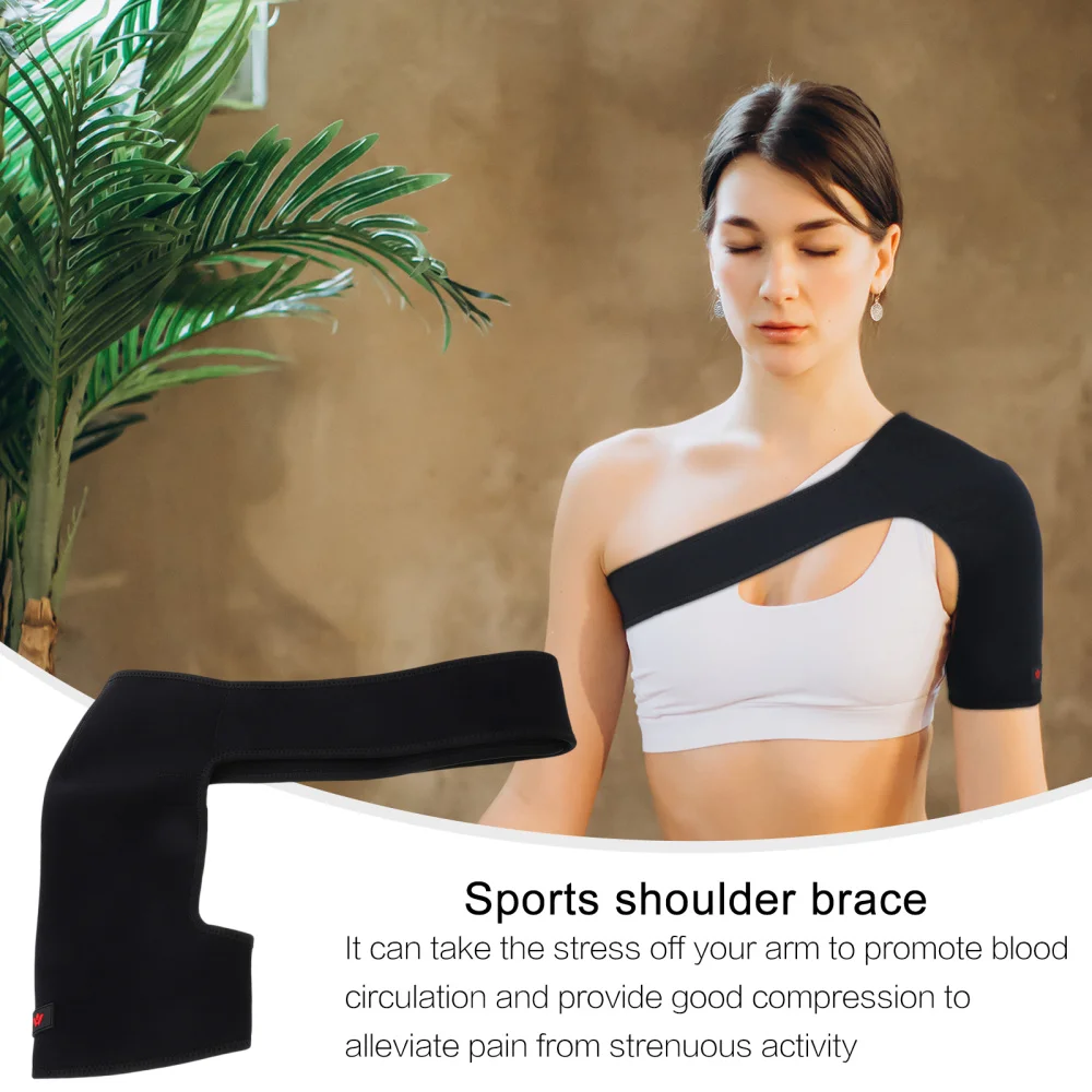

1pc Shoulder Brace Adjustable Shoulder Strap Workout Shoulder Support Belt