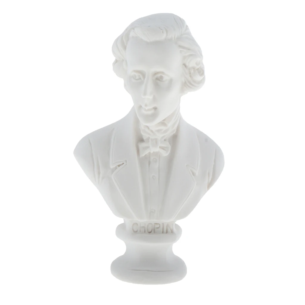

12th Miniature Resin Chopin Statue Sculpture Model For Living Room Decoration