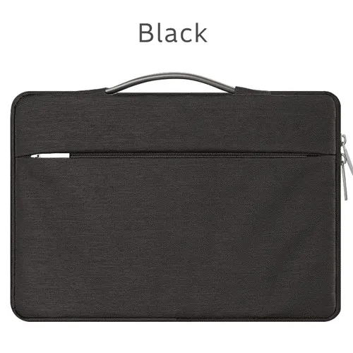 Black Бренд anki чехол для ноутбука 1", 13", 1", 15, 15,6 дюймов, ручная сумка для Macbook Air Pro 13,3", 15," - Цвет: Black