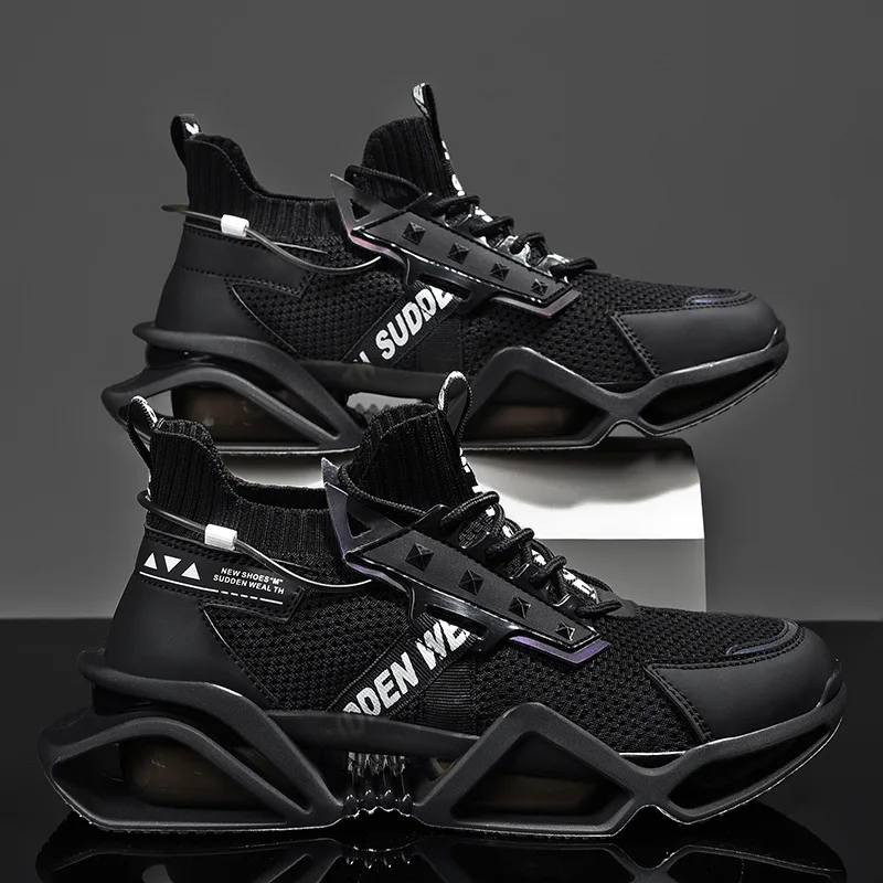 

Breathable Blade Running Shoes Light Men's Shoes New Sports Shoes Large Size Sneakers Fashion Outdoor Jogging Casual Shoes