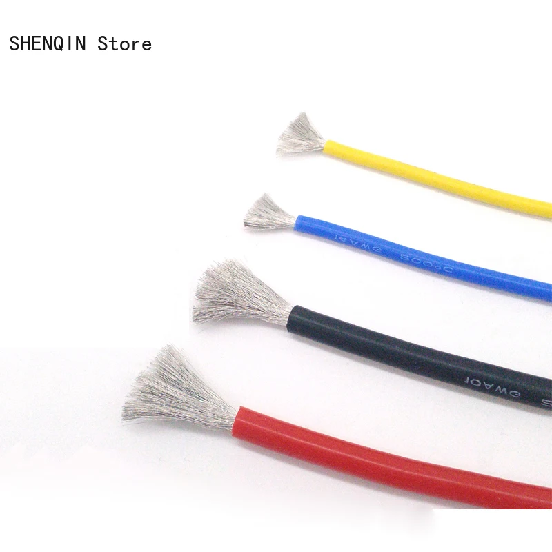 Оригинальный силиконовый провод 4 AWG кабель красный черный из луженой меди 4AWG 60 200