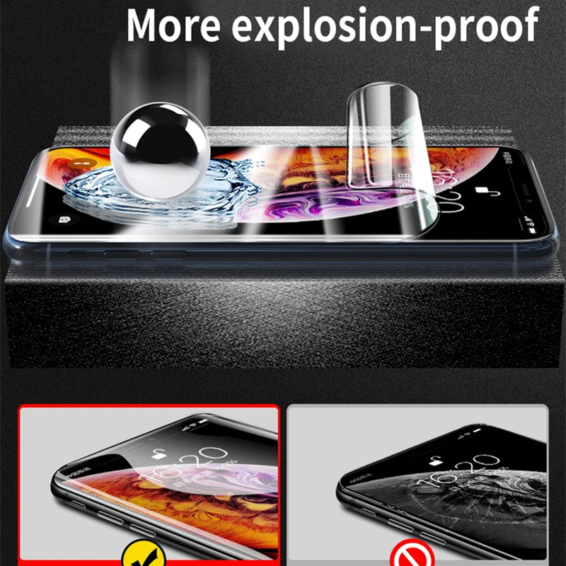 Гидрогелевая пленка 9D для Apple защитная экрана 11 12 13 mini Pro Max X XS XR iphone 7 8 6 6S Plus