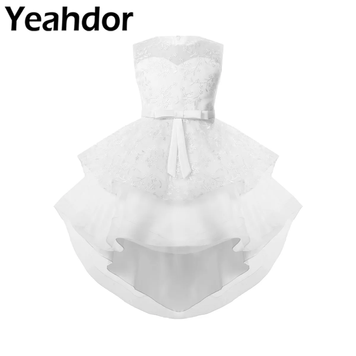 

Flower Girls Dress Summer Lace Embroidery Kids Dress For Girls Evening Wedding Party Elegant Princess Children Holiday Dresses