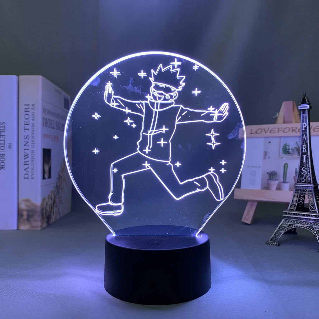 Anime Jujutsu Kaisen Led Lamp Satoru Gojo for Kid Bedroom Decor Nightlight Friend Birthday Gift Manga 3d Light | Освещение