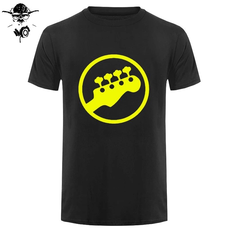 Бас грифа гитары символ ist плеер музыкантов музыкальная рок футболка забавный