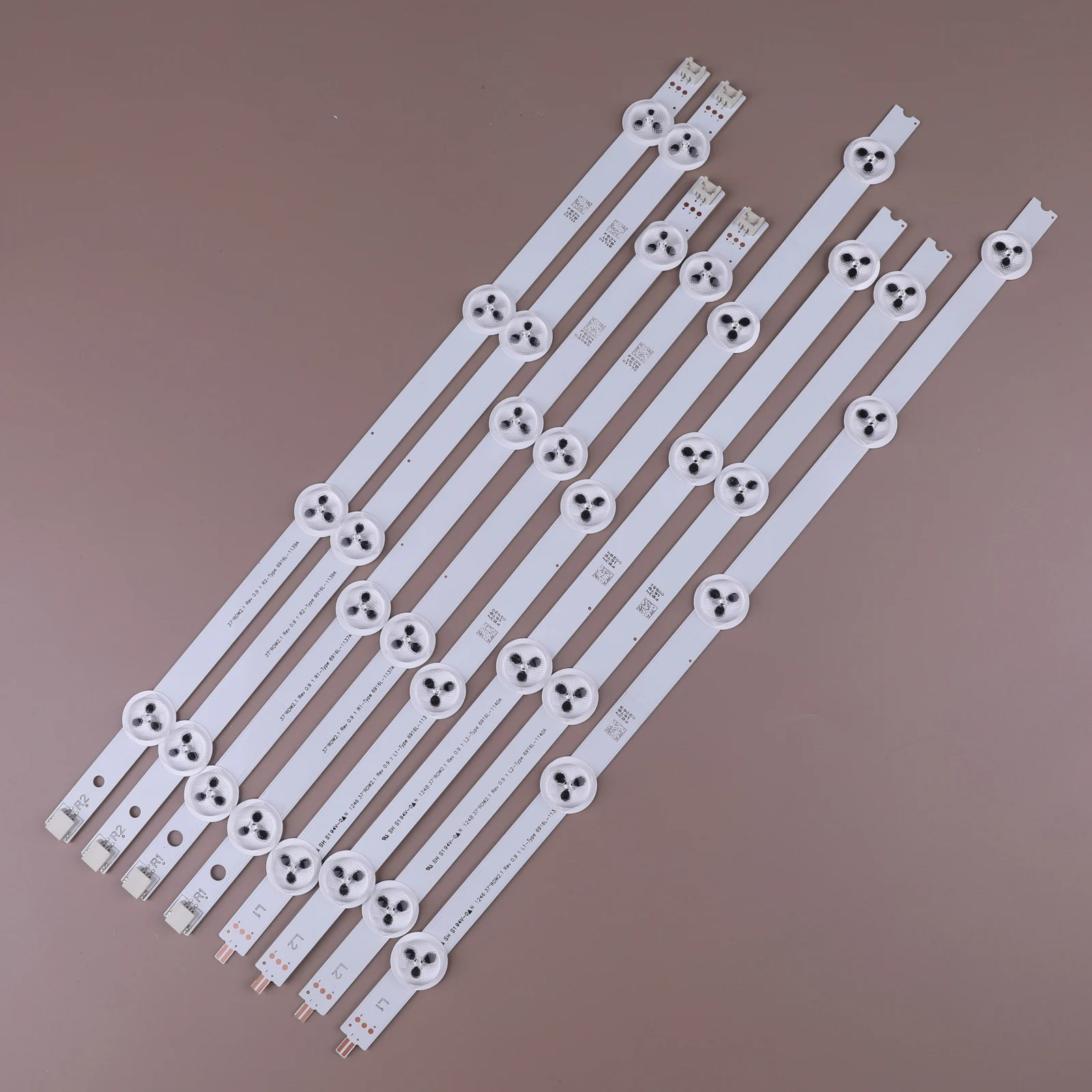 

New Kit 8PCS LED Backlight Array LG 37" LC370DXE AGF78401301 SF 37LN 6916L-1137A 6916L-1138A 6916L-1139A 6916L-1140A 37LN541U