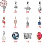 Новый 925 стерлингового серебра новый продукт шар подвесные Фламинго шарик шарма Подходит к подлинным браслетам Pandora, сделай сам, ювелирное изделие для женщин