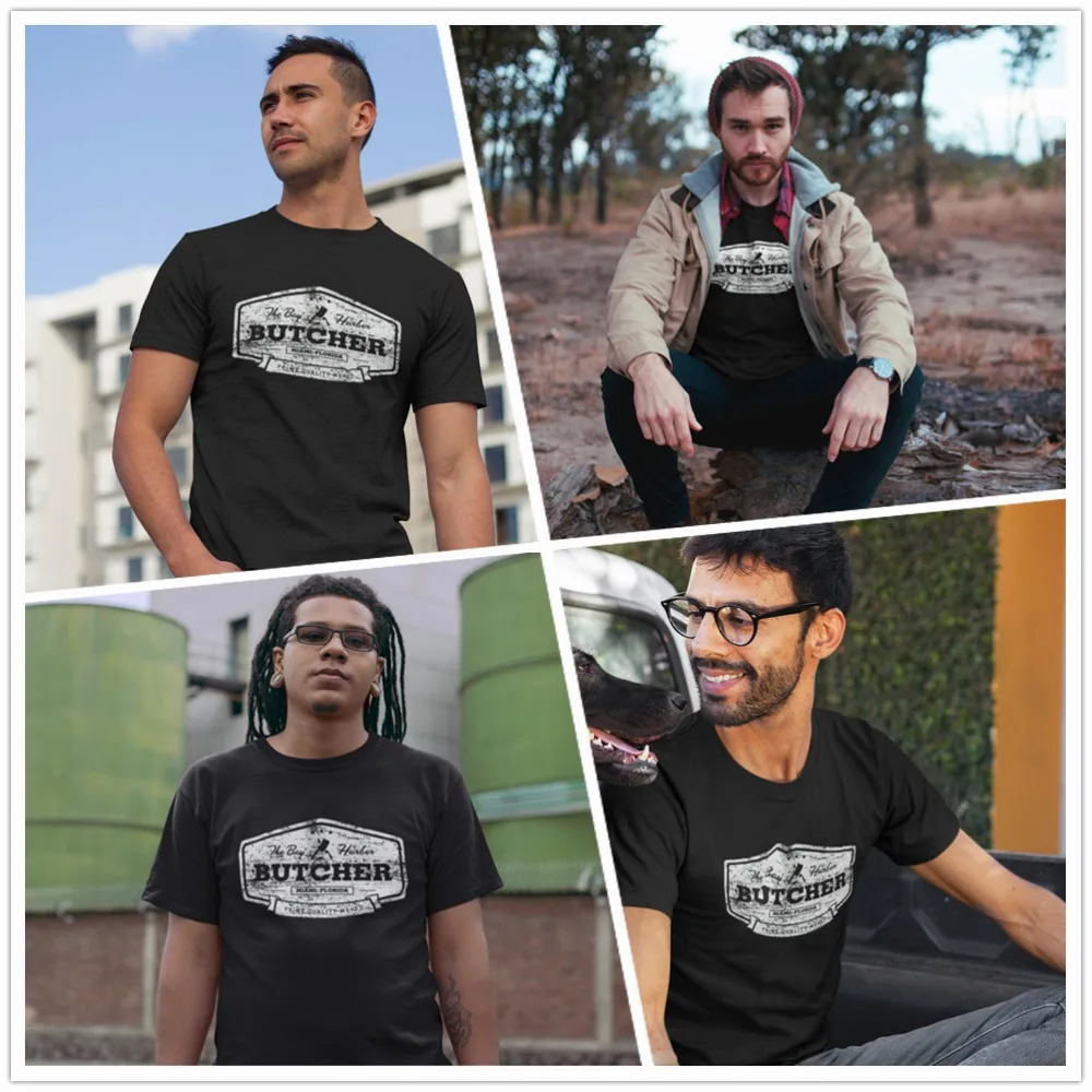 Dexter/футболка с надписью «The Bay harport»; модная футболка с коротким рукавом; футболка большого размера из 100 хлопка с графическим рисунком