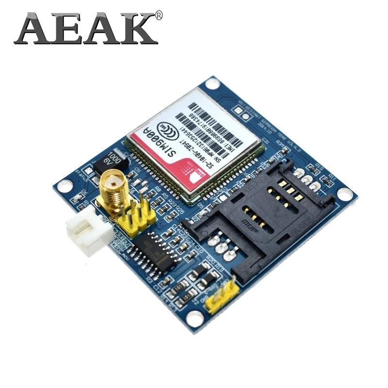 AEAK SIM900A SIM900 MINI V4.0 беспроводной модуль передачи данных GSM GPRS комплект с антенной C83