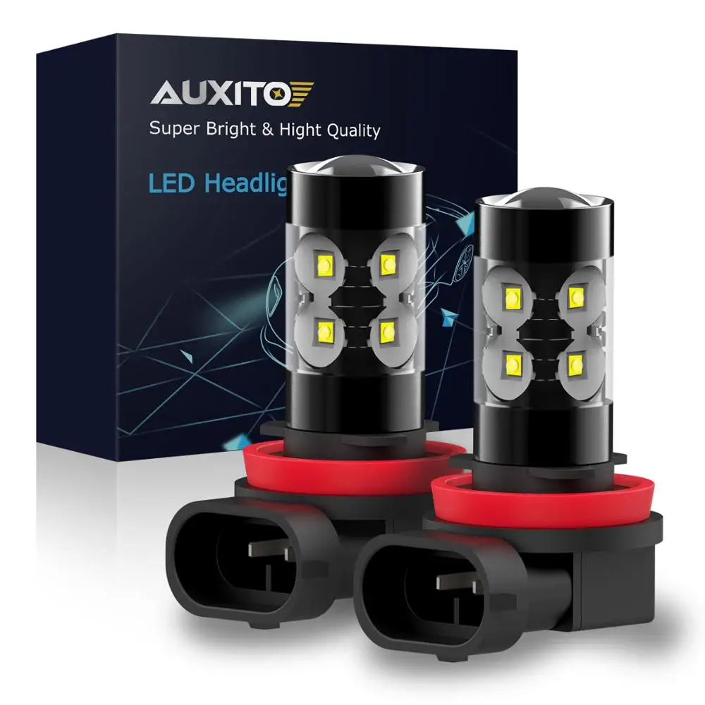 

AUXITO 2x PSX24W LED H16 H10 H11 H8 LED Fog Light 9006 HB4 H7 Auto Bulb 880 881 50W LED Bulb Car Daytime Running Light DRL Lamp