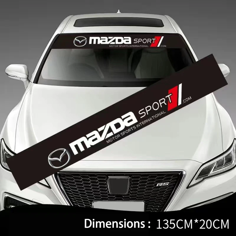 Подходит для автомобиля Mazda наклейка на переднее ветровое стекло автомобильная и