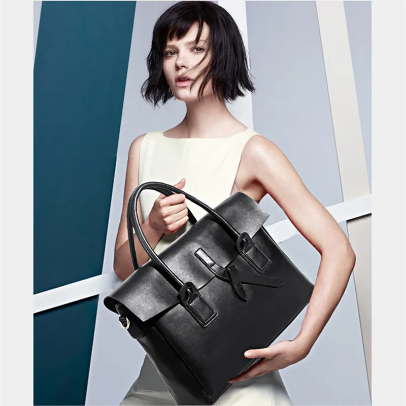 2019 Новый женский портфель из натуральной кожи бизнес 14 дюймов сумки для ноутбука