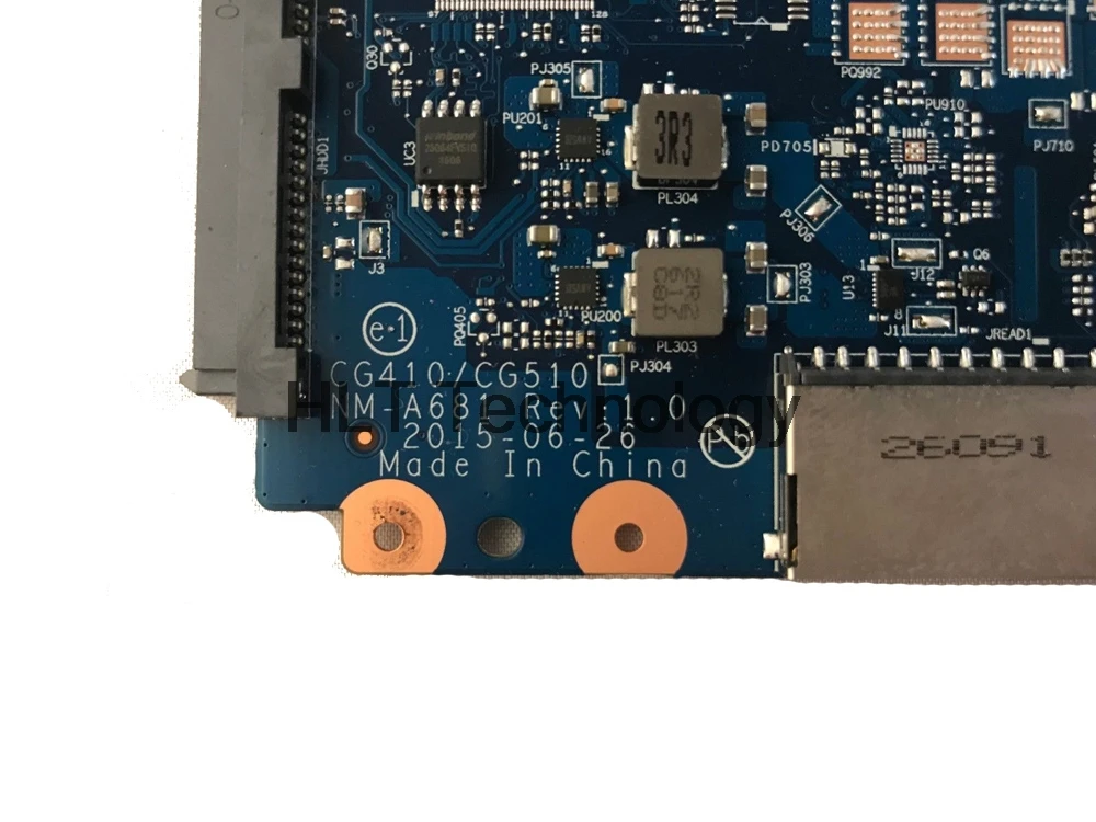

Laptop motherboard For lenovo Ideapad 100-15IBD CG410 CG510 NM-A681 15.6 inch SR243 3215U CPU