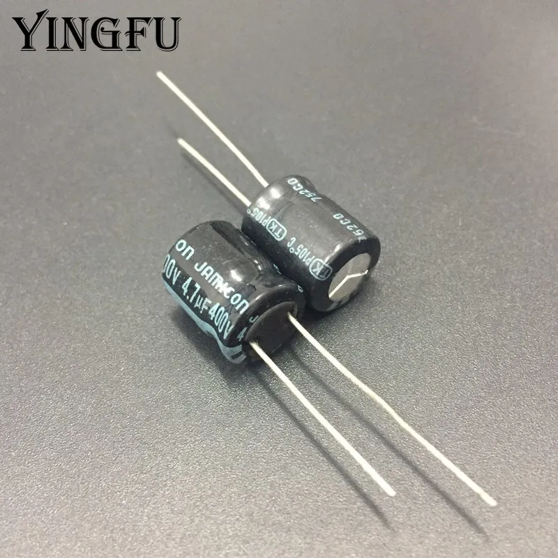 

10 шт./100 шт. 4,7 мкФ 400V JAMICON TK серии 10x12.5mm высокое качество оригинальный 400V4.7uF Алюминий электролитический конденсатор с алюминиевой крышкой