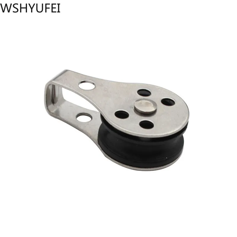 

2 шт. Веревка Шкив блок из нержавеющей стали фиксированный шкив для морского Каяка каноэ лодка парусная лодка аксессуары WSHYUFEI