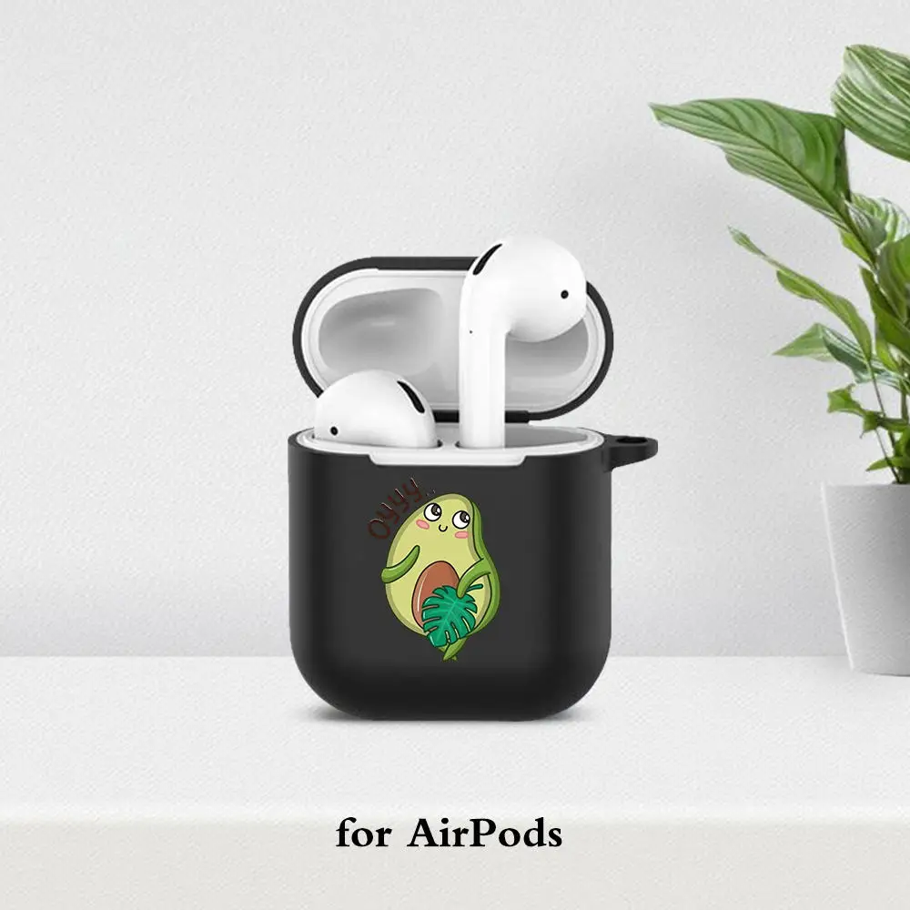 

For Apple AirPods Pro Case Cute Cartoon Avocado banana Case For Airpods 3 Soft Silicon Cover Charging Bags Headphone Case Capa