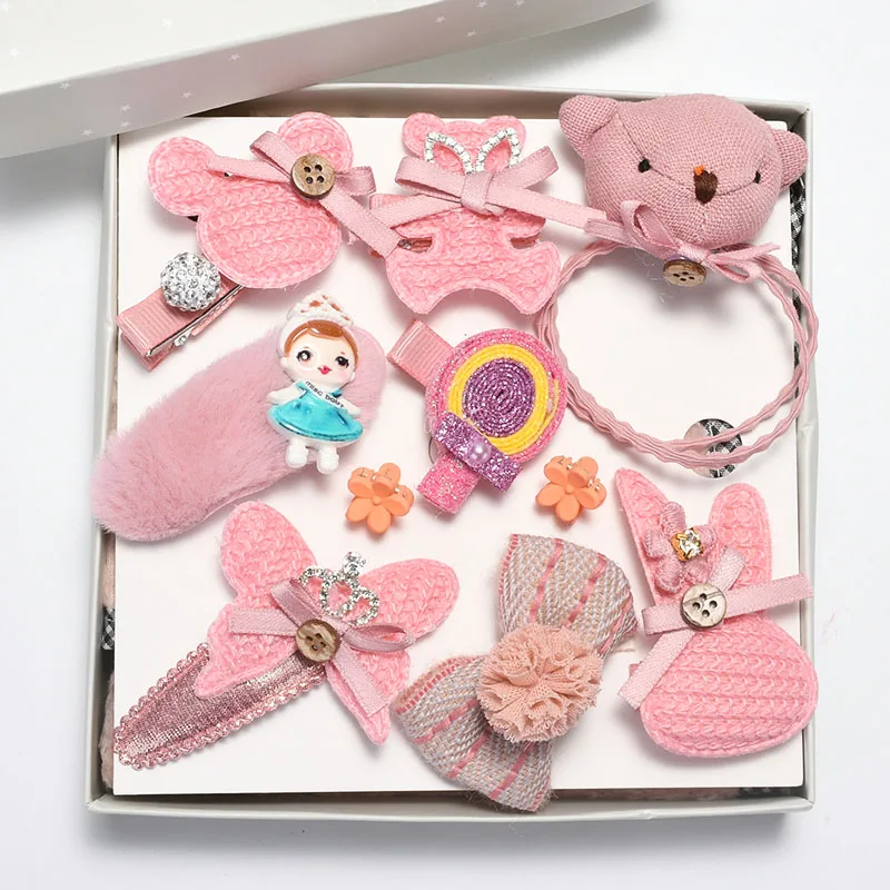 10 шт./компл. Новинка Детский милый головной убор шпилька для волос детский