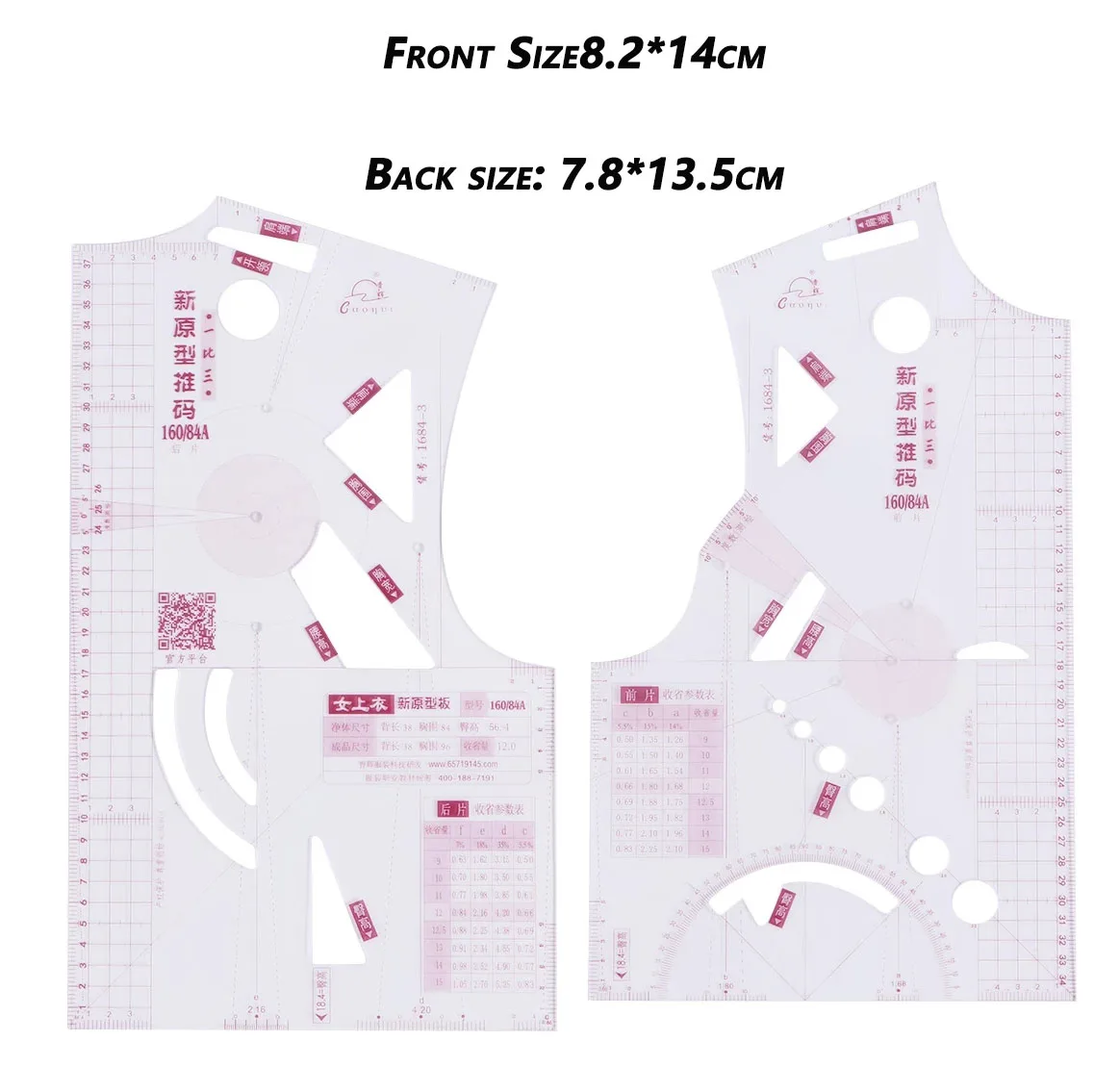 

Fashion Design Ruler Cloth Design Female coat School Student & Small doll Cloth Drawing Templete Garment Prototype Rulers