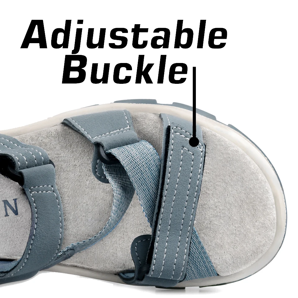 GRITION Womens Sandals Beach Outdoor Females Trekking Shoes Flat Fashion Casual Non Slip Breathable Summer Hiking 2021 Size 41