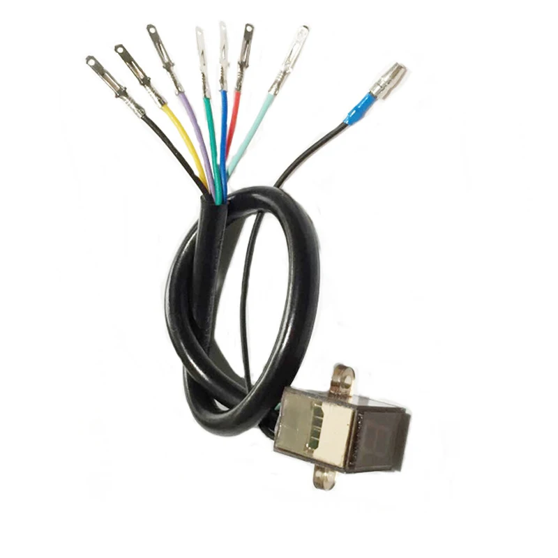 6 Скорость с NR шестерни черный Универсальный мотоцикл цифровой Дисплей