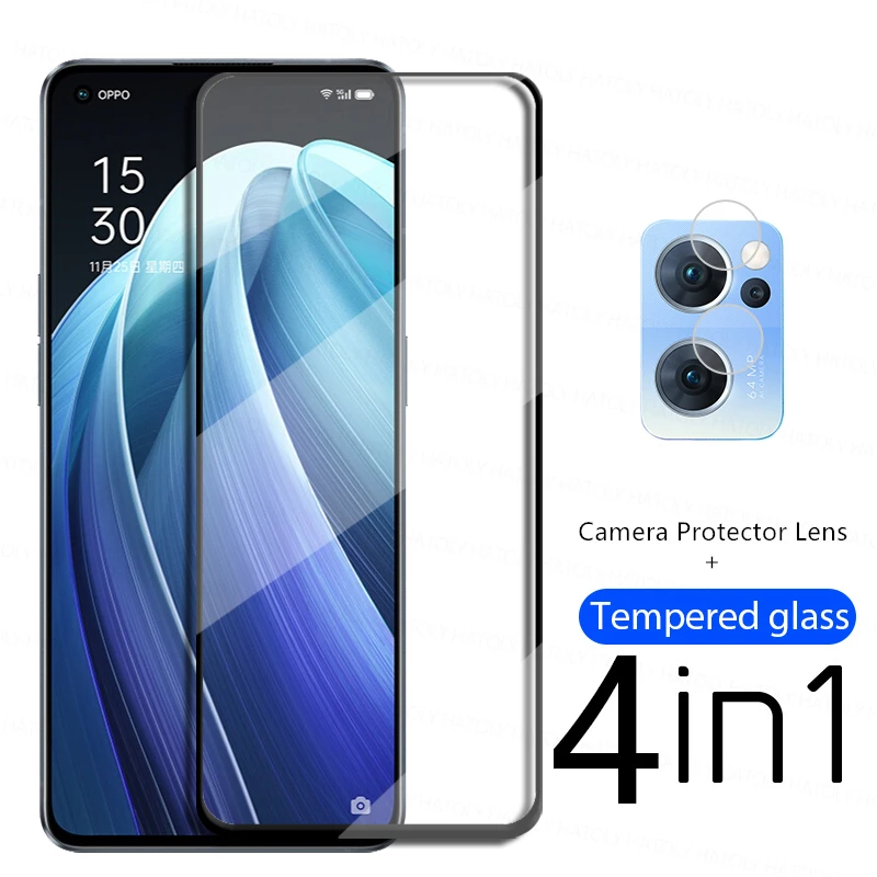 

Полное покрытие стекло для OPPO Reno7 5G стекло Reno3 4 5 6 7 Pro 5G защитная пленка из закаленного стекла Защитная пленка для OPPO Reno7 5G