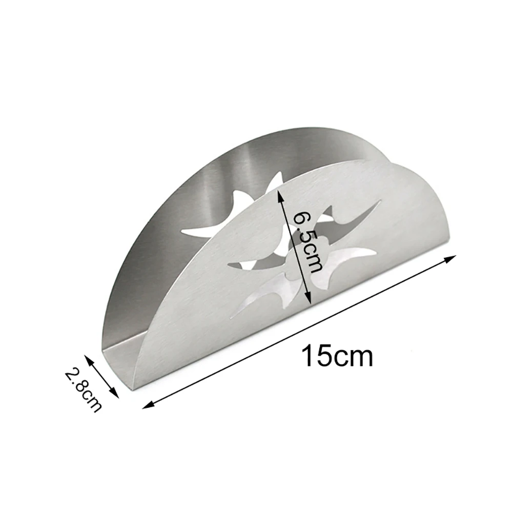 Innovative Fan-Shaped Stainless Steel Napkin Towel Holder Western-Style Cuisine Storage Support | Автомобили и мотоциклы
