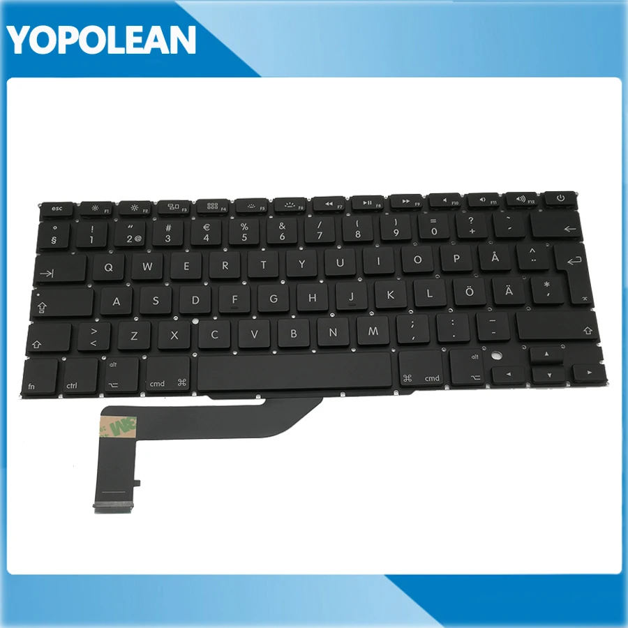 

Шведская клавиатура 5 шт./лот для Macbook Pro Retina 15 дюймов A1398 2012 2013 2014 2015