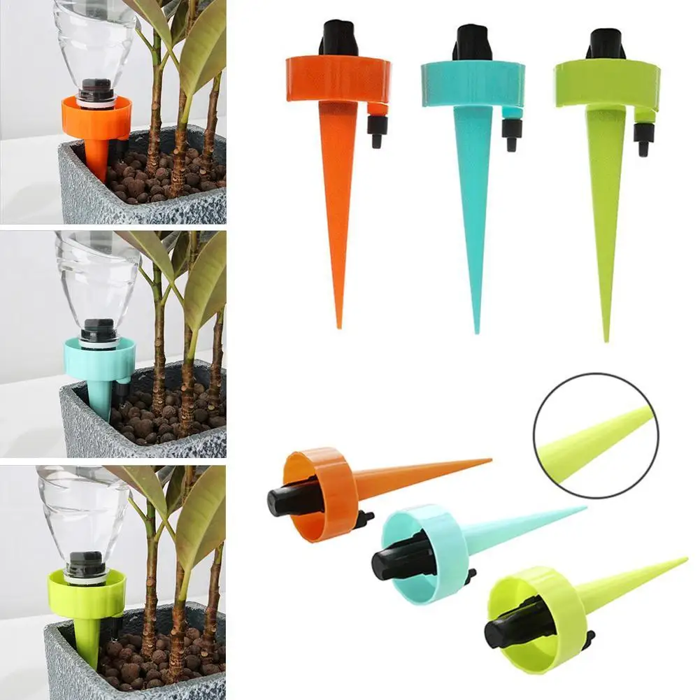 

1pcs Automatic Potted Plant Lazy Watering Flower Artifact Plant Waterer Irrigation Automatic Waterer Dripper Tools Adjustab B2U9