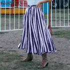 Женское богемное платье ZANZEA 2021, винтажные длинные юбки-макси с завышенной талией, Женская однотонная одежда, большие размеры