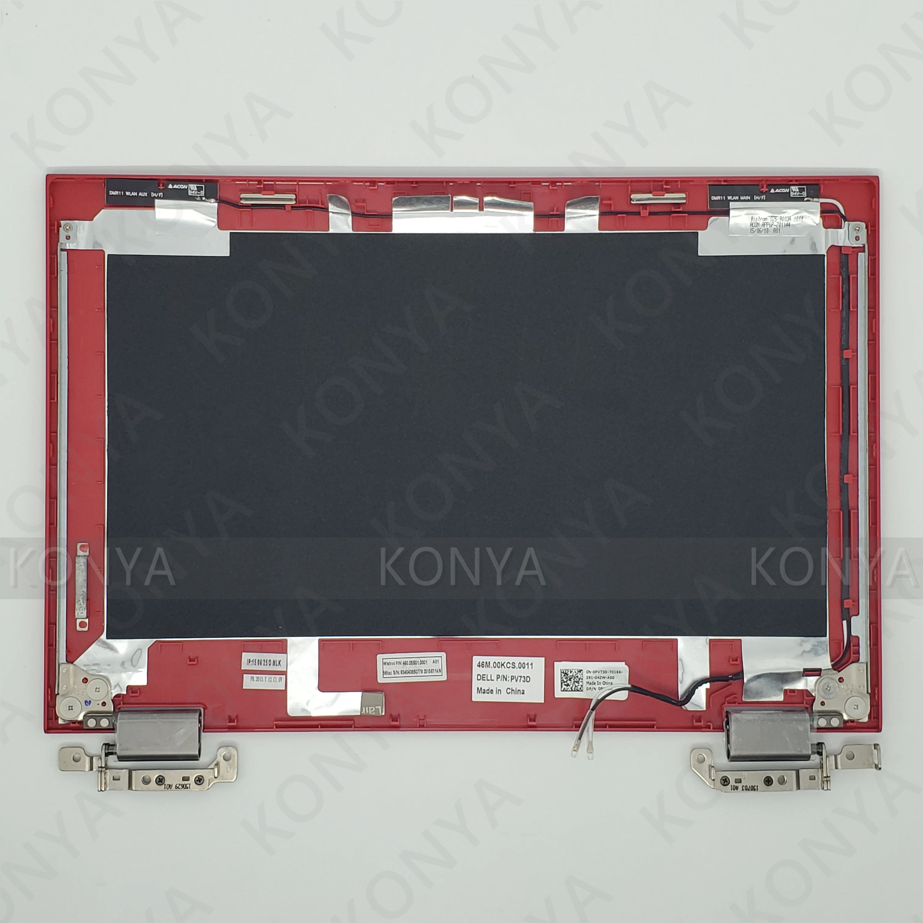 Новинка для Dell Inspiron 11 3147 3148 3157 3158 задняя крышка ЖК-дисплея панель с петлями K4YW5 0K4YW5