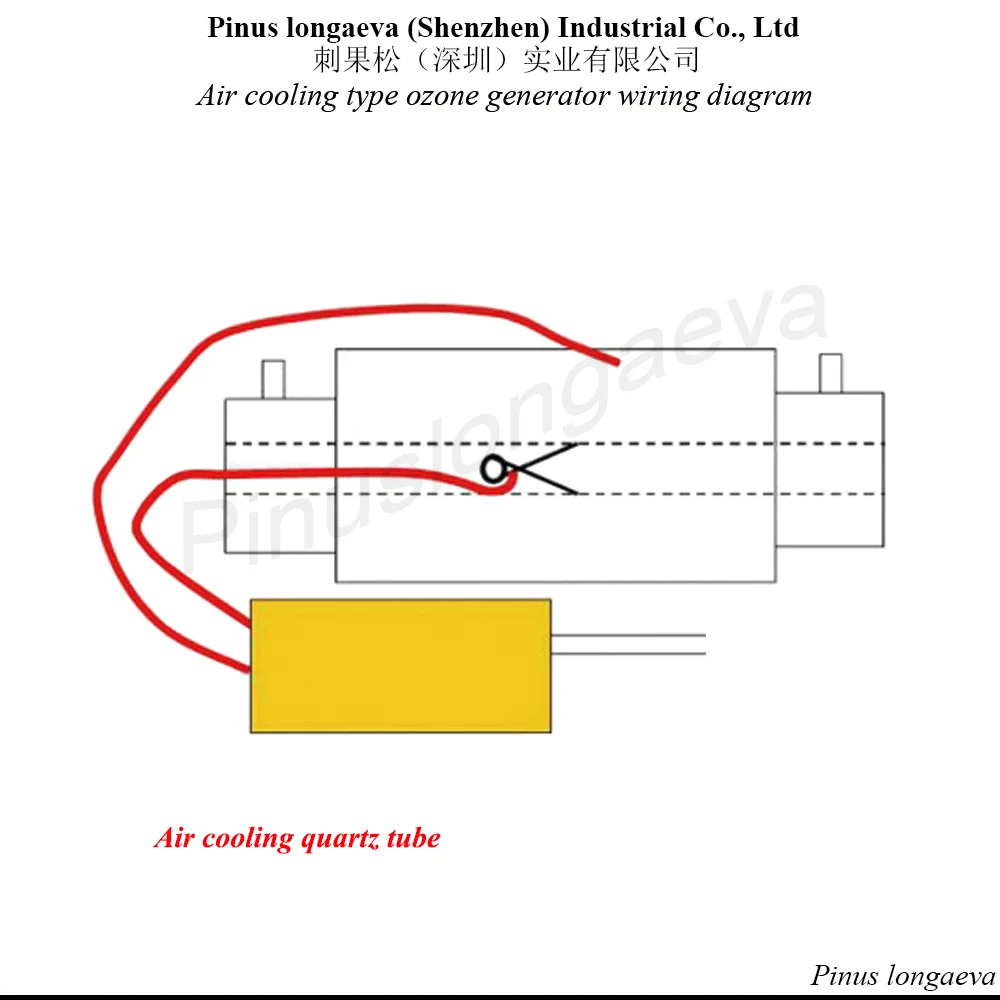 Комплект озонового генератора Pinus longaeva регулируемый кварцевый озоновый