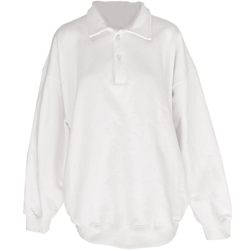 

Harajuku Aesthetic Anime Hoodie Women Kawaii Turn Down Collar Long Sleeve Oversized Streetwear Y2K Kpop Fall Winter Clothes Tops