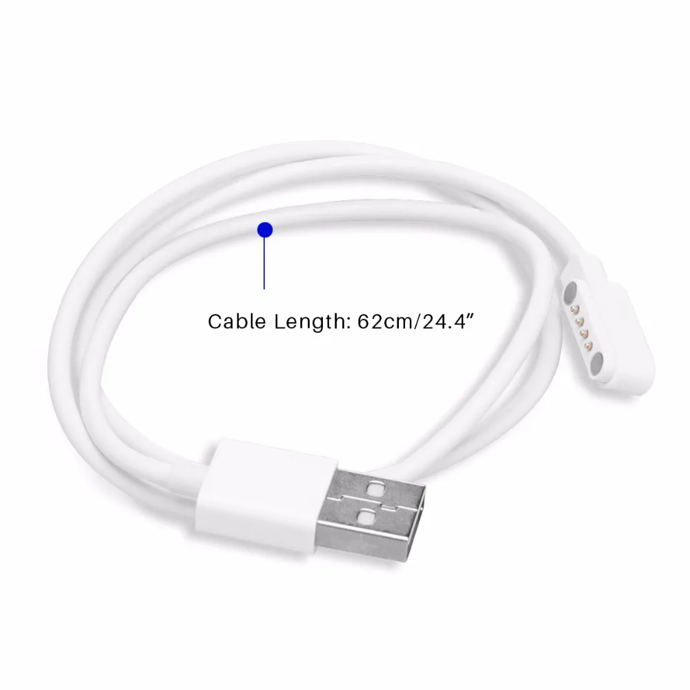 Кабель зарядного устройства FORNORM USB 2 0 с разъемом Папа 4 магнитный для умных часов