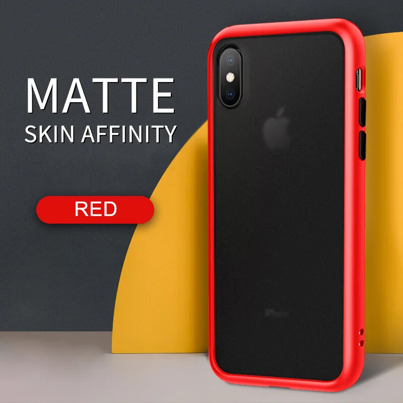 Роскошные аксессуары для iphone X XS XR Max 8 7 6S Plus 11 Pro Удобная текстура скраб для iphone 11 чехол эстетический чехол - Цвет: red hos