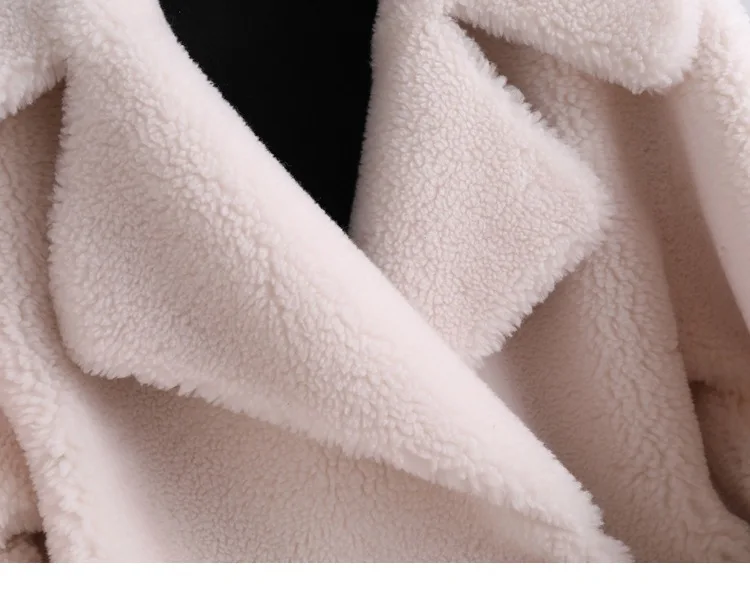Abrigos mujer invierno шерстяное зимнее пальто, Женское пальто из овечьей шерсти с меховым воротником, верхняя одежда, настоящая цена, одежда