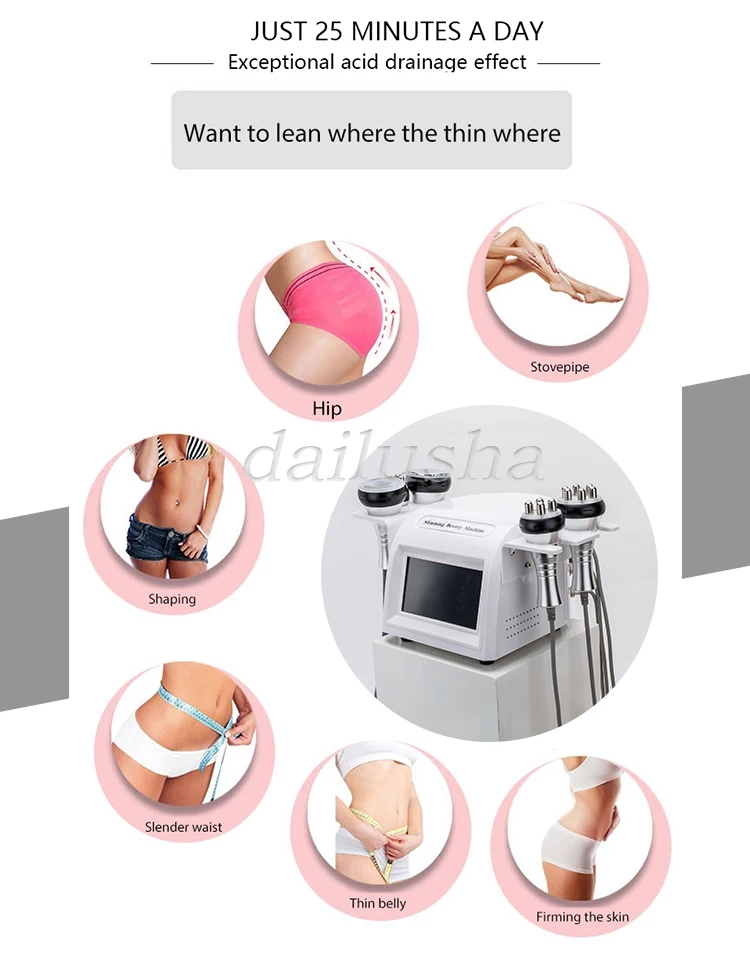 6 в 1 Многофункциональный для потери веса инструмент и вакуумный пакет для хранения кавитационный сжигатель жира замораживанием косметический аппарат для похудения