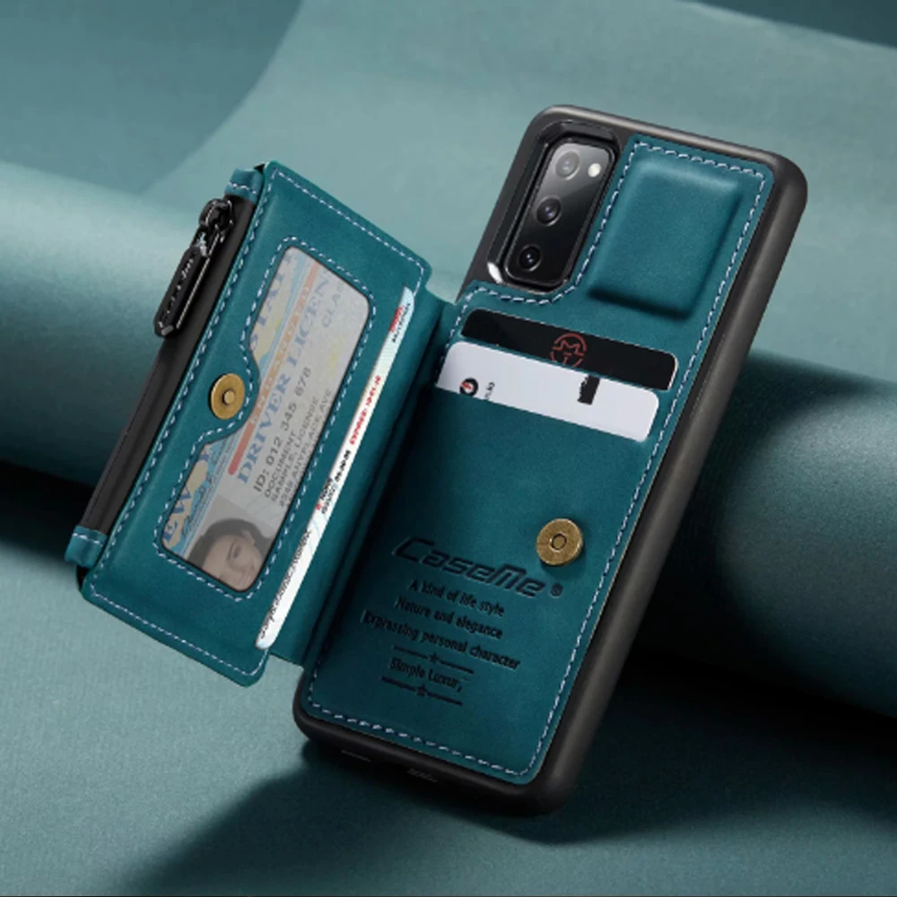 

Чехол-кошелек для Samsung Galaxy S20 FE, противоударный, магнитный
